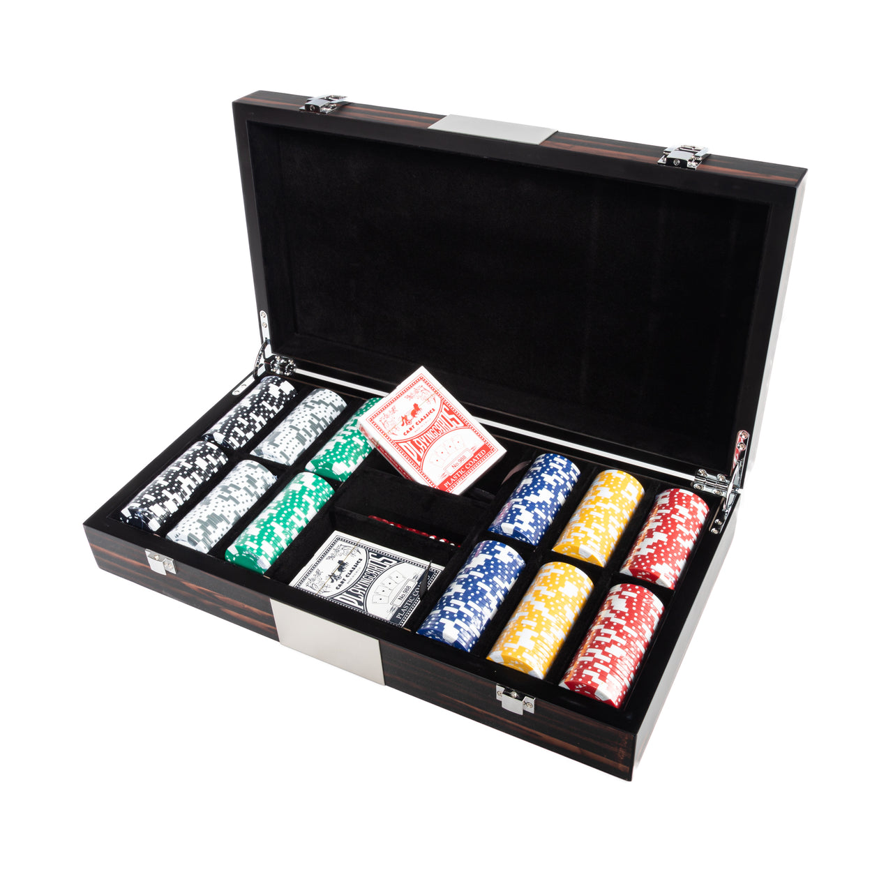 Matte Ebony Poker Set - 300 Chips