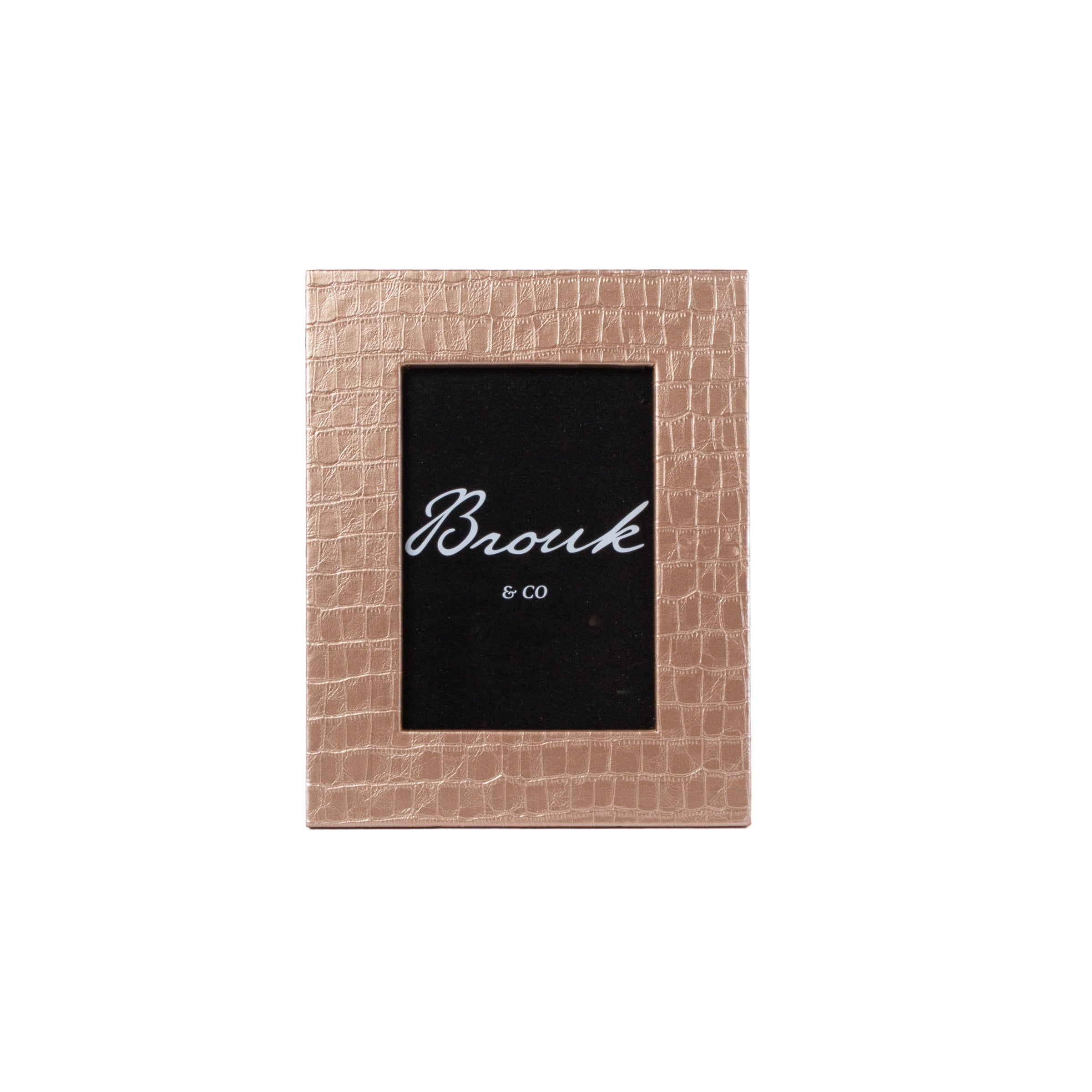 Croco Leather Frame