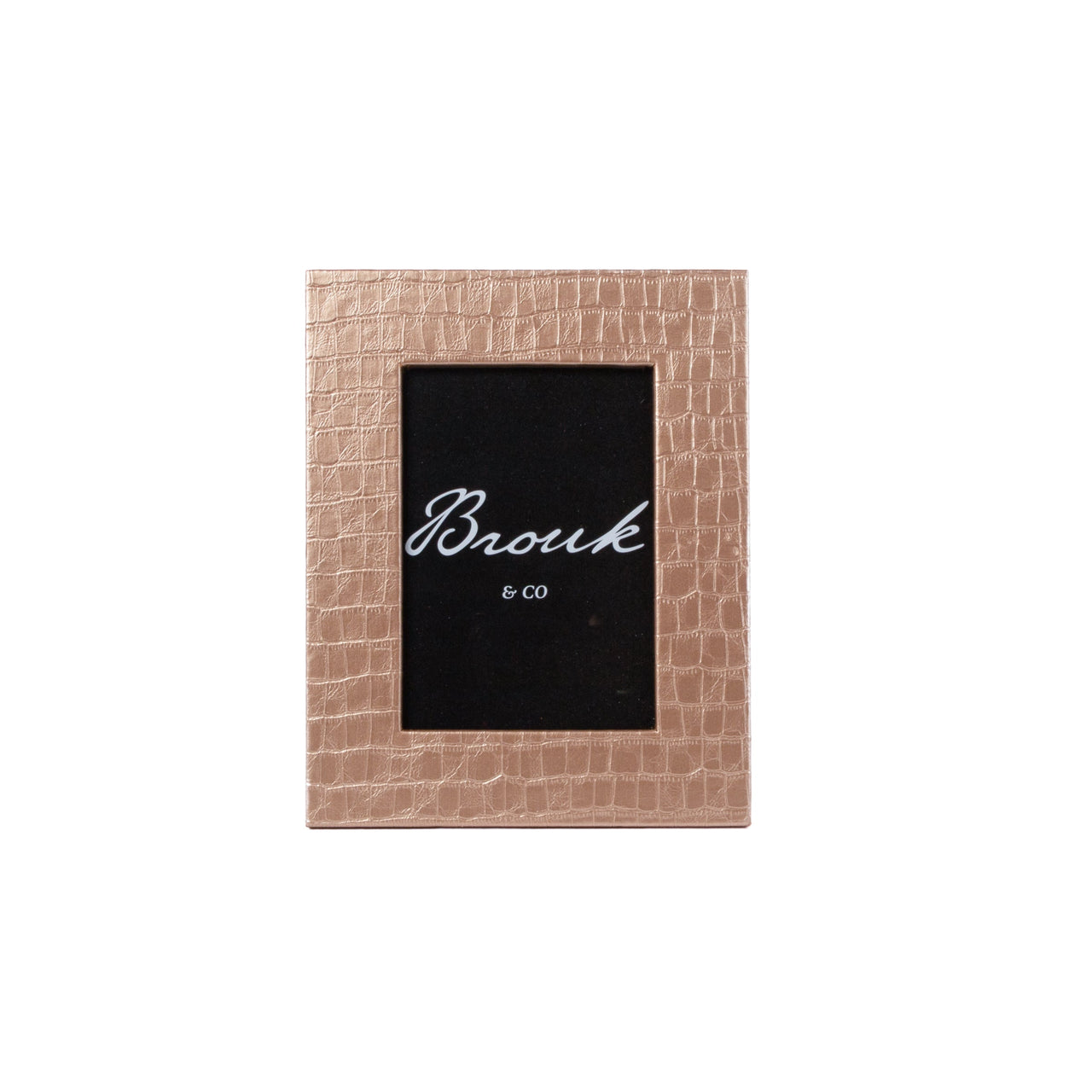 Croco Leather Frame