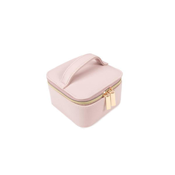 Brouk & Co Leah Travel Jewelry Case with Pouch Pink