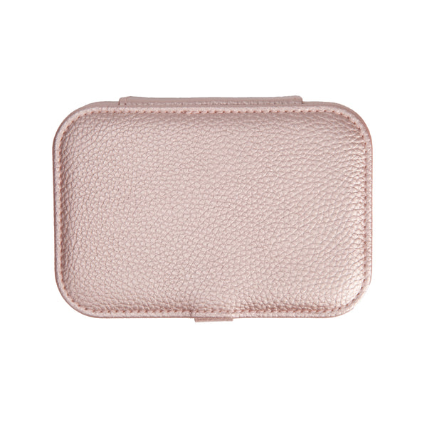 BRAND NEW IN BOX Brouk & Co. Leah travel jewelry good case in pale pink Vegan leather