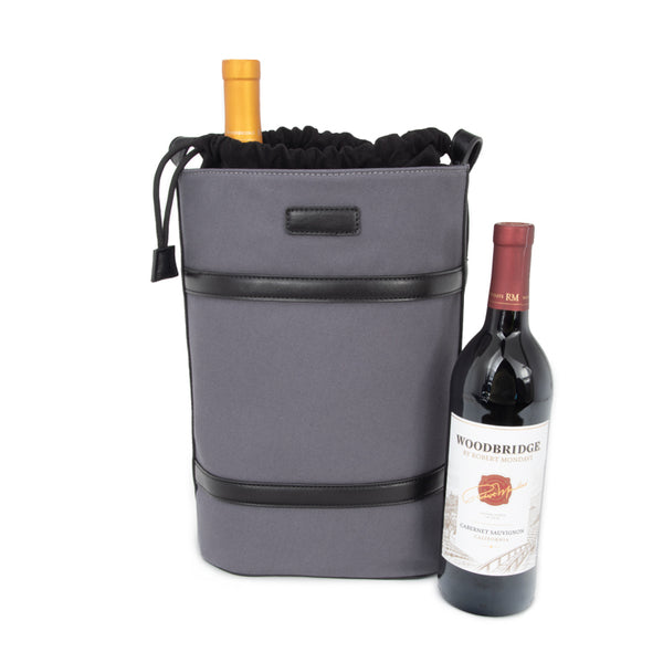 Double wine fashion bag