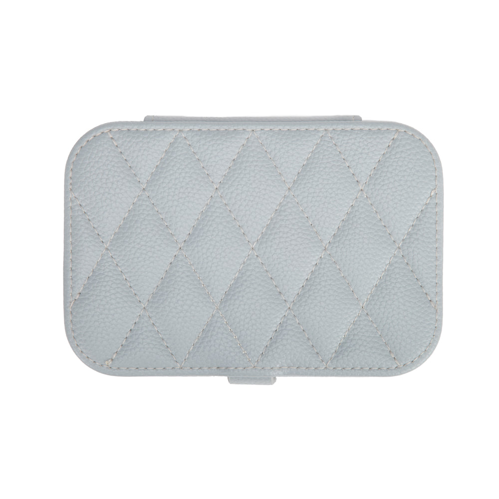 Leah Quilted Travel Jewelry Organizer