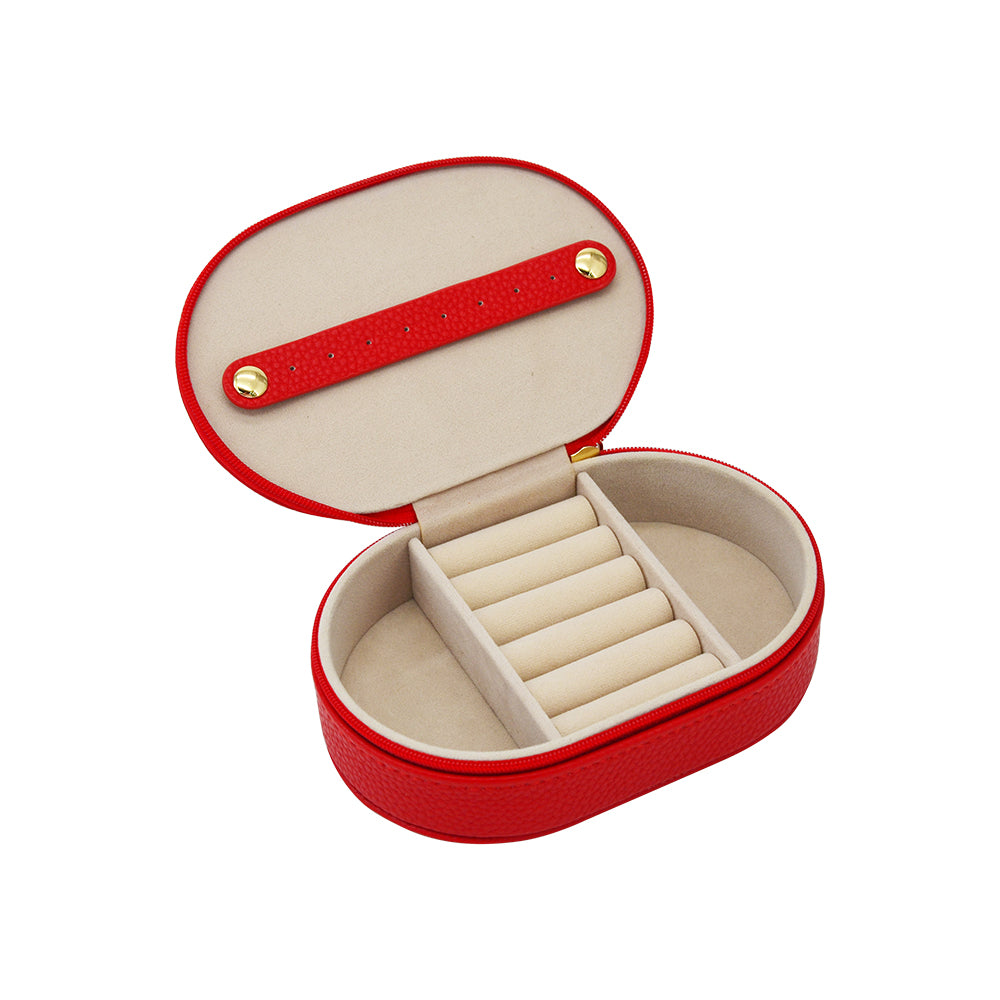 Leah Oval Travel Jewelry Case | Brouk & Co.