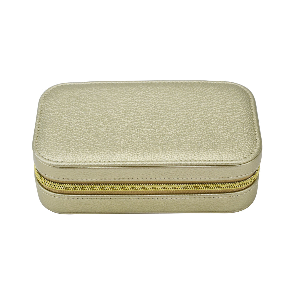 Leah Rectangle Travel Jewelry Case
