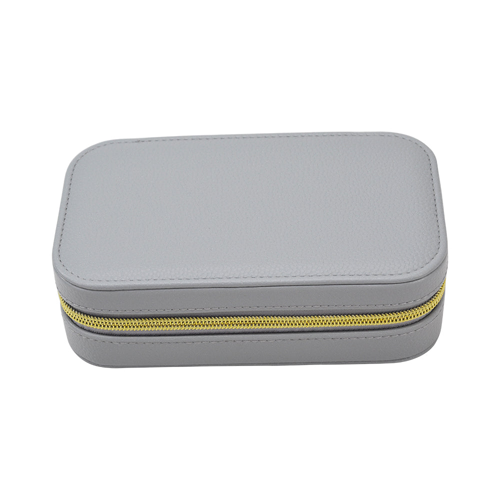 Leah Rectangle Travel Jewelry Case