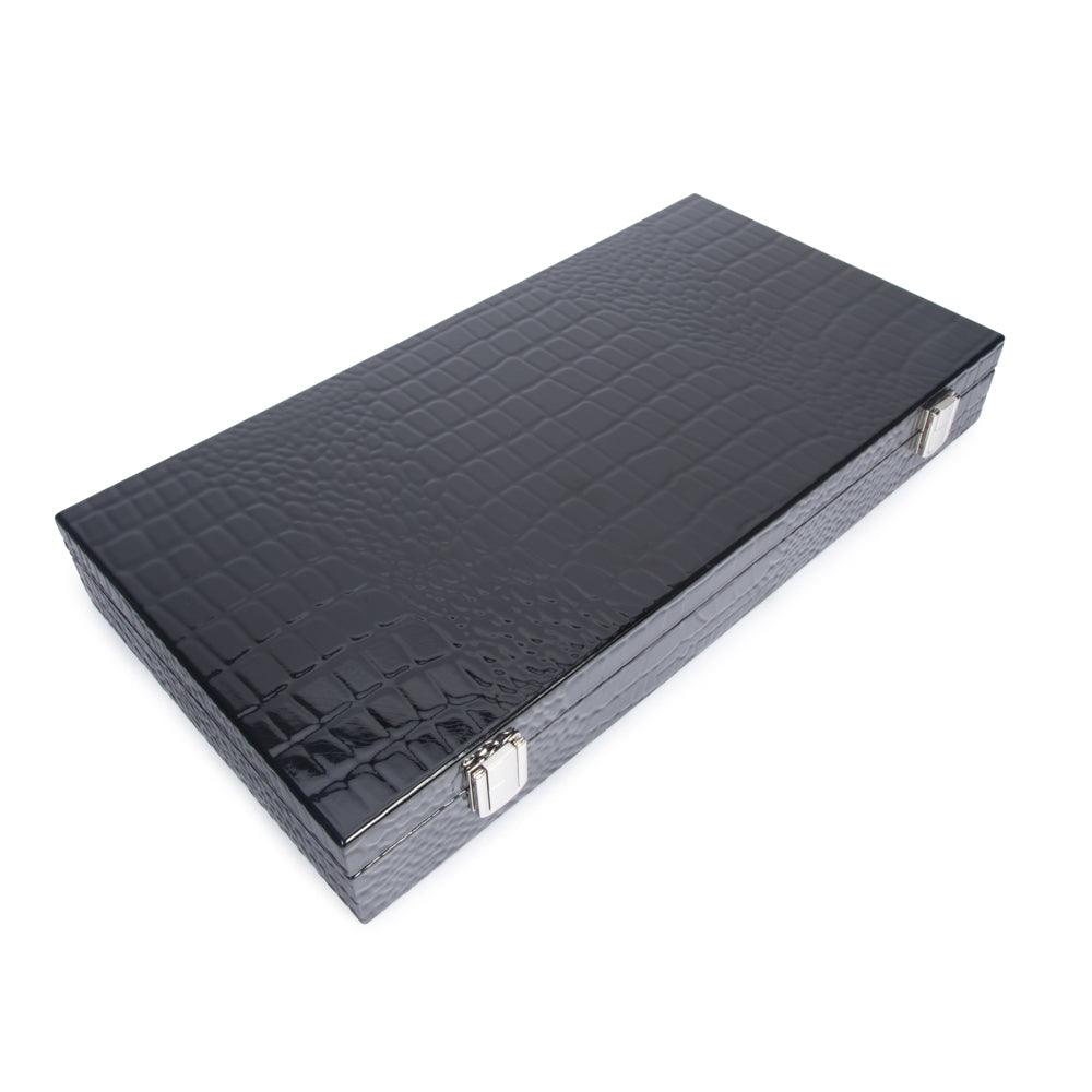 Croc Laser Engraved 300 Chip Poker Set