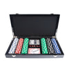 Croc Laser Engraved 300 Chip Poker Set