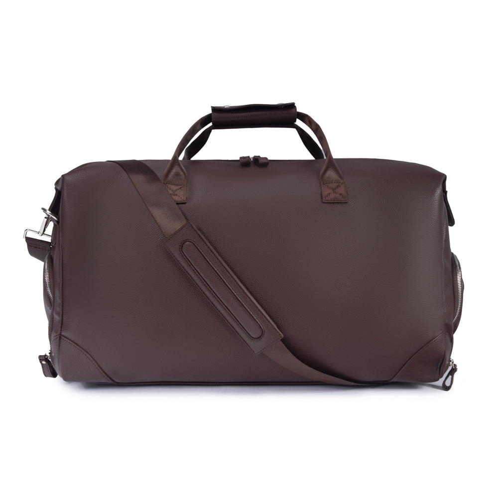 duffel bag for business travel Brouk & Co Leather Brett Weekender Abu Garcia Ambassadeur 6500CC and several smaller pockets TTSTOCK Model:RDR902SP