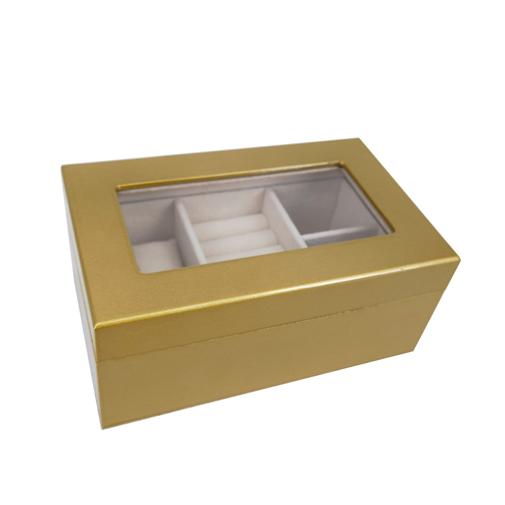 Kylie Mini Glass Top Jewelry Box