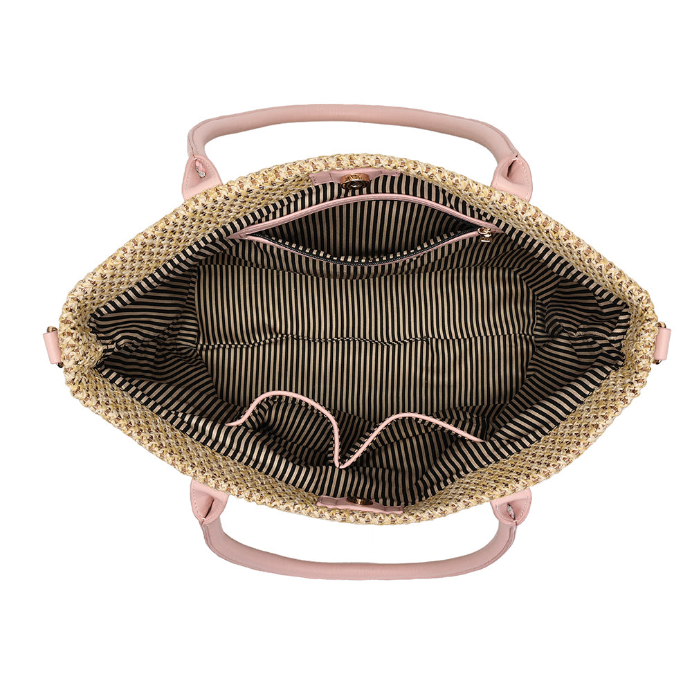 Isla Raffia Tote Bag