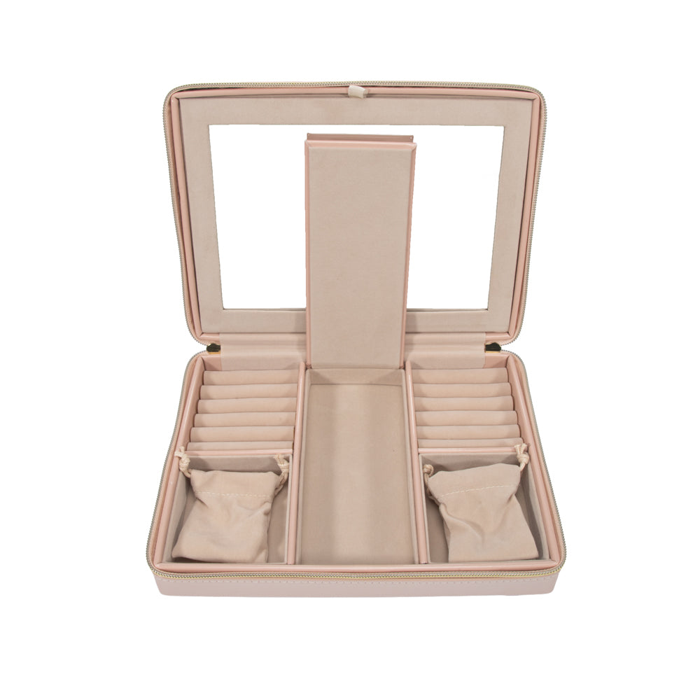 Pearl Large Travel Jewelry Case