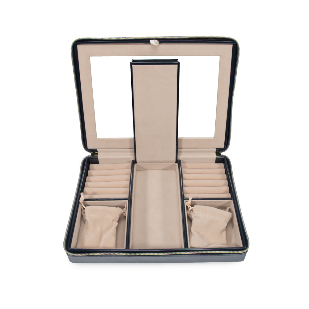 Pearl Large Travel Jewelry Case