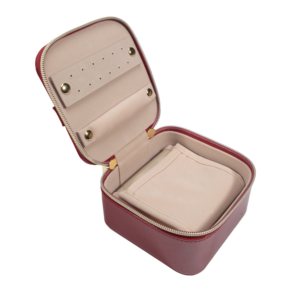 Pearl Travel Jewelry Case with Pouch