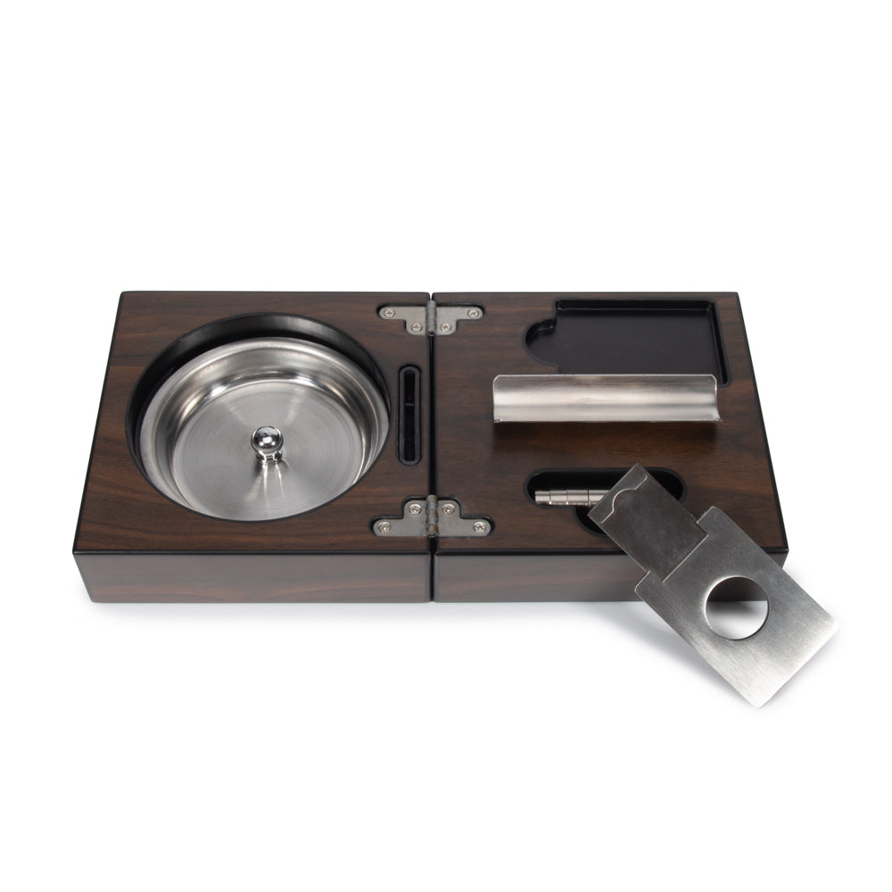 The Carter Walnut Cigar Accessories Box