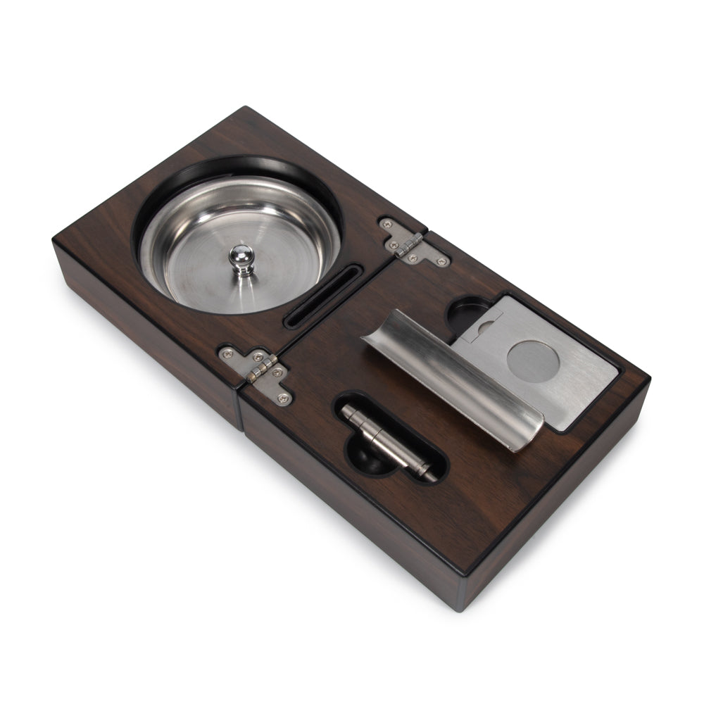 The Carter Walnut Cigar Accessories Box