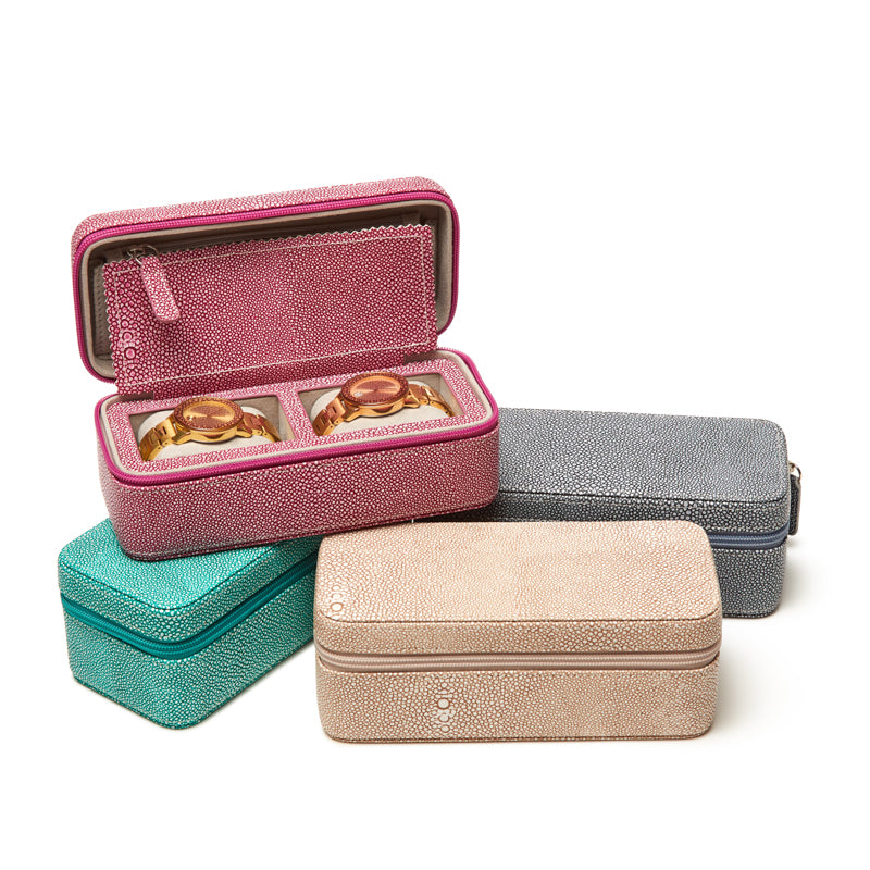 Aiden Dual Watch Travel Case