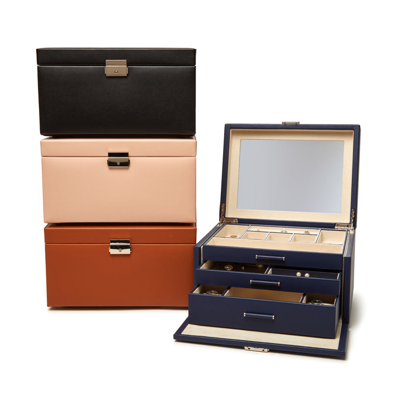 Riley 3 Tray Jewelry Box | Brouk & Co.