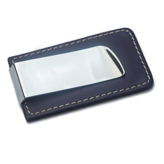 Card case with money clip in black Supreme