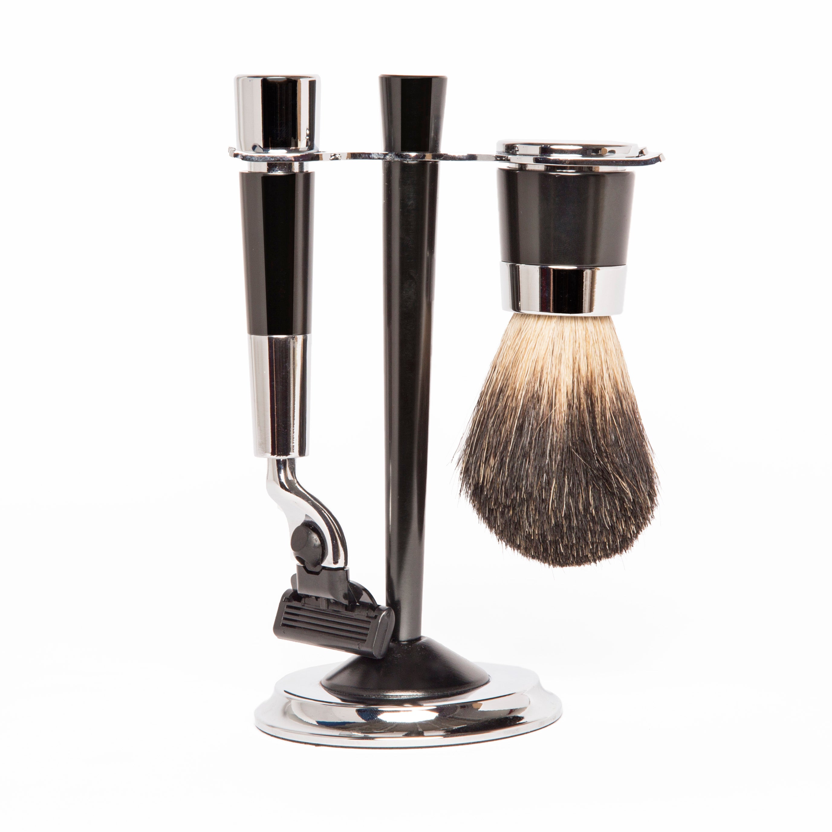 Gunmetal Shaving Set