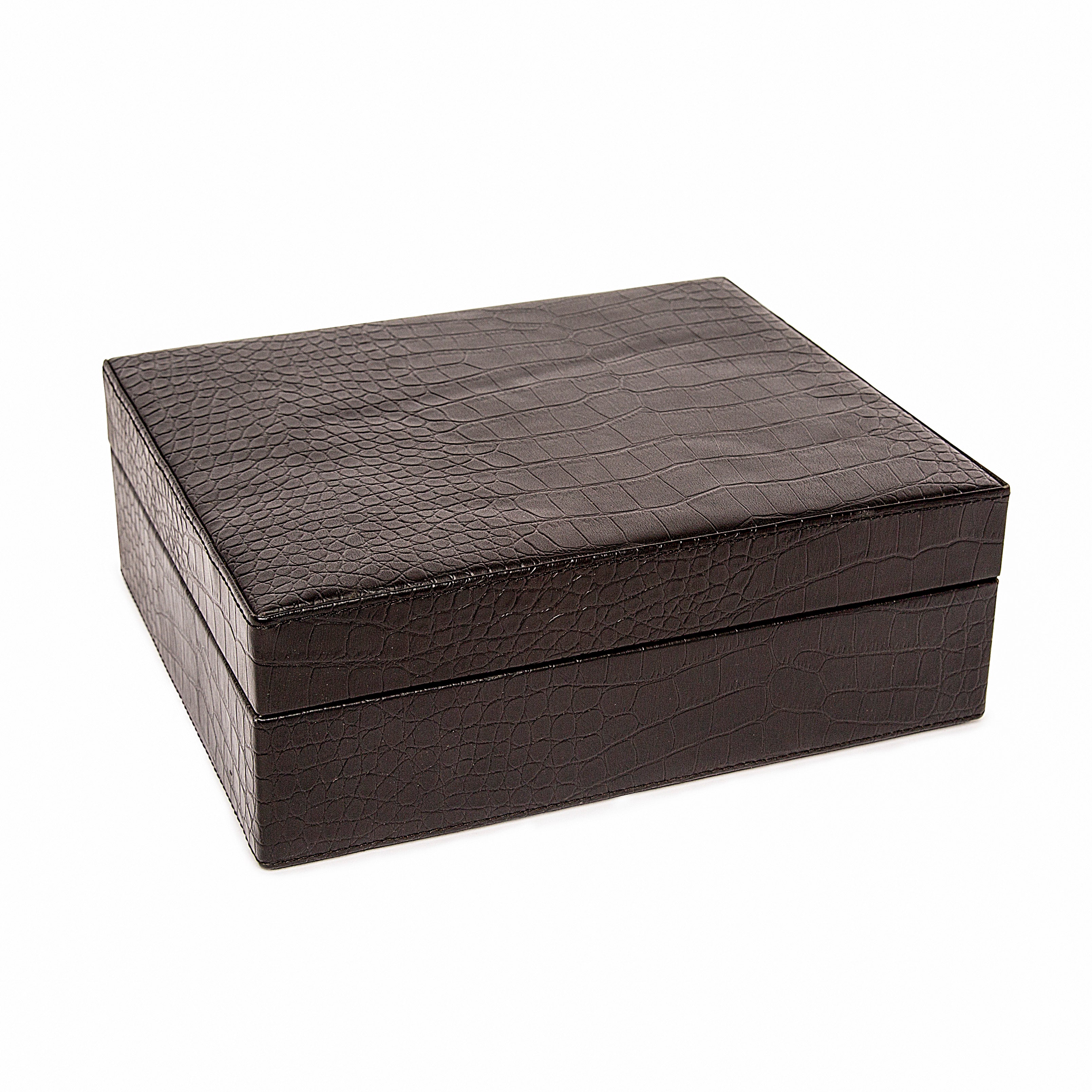 Black Croc Cigar Humidor