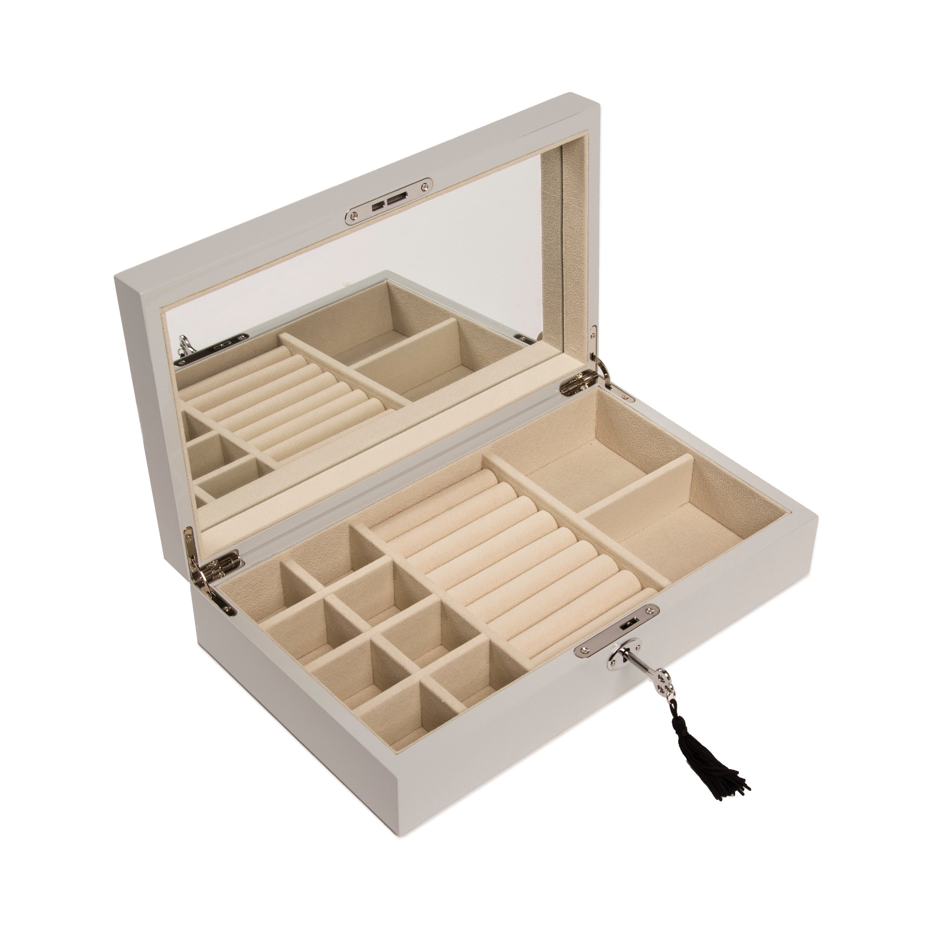 Stackable High-Gloss Jewelry Box