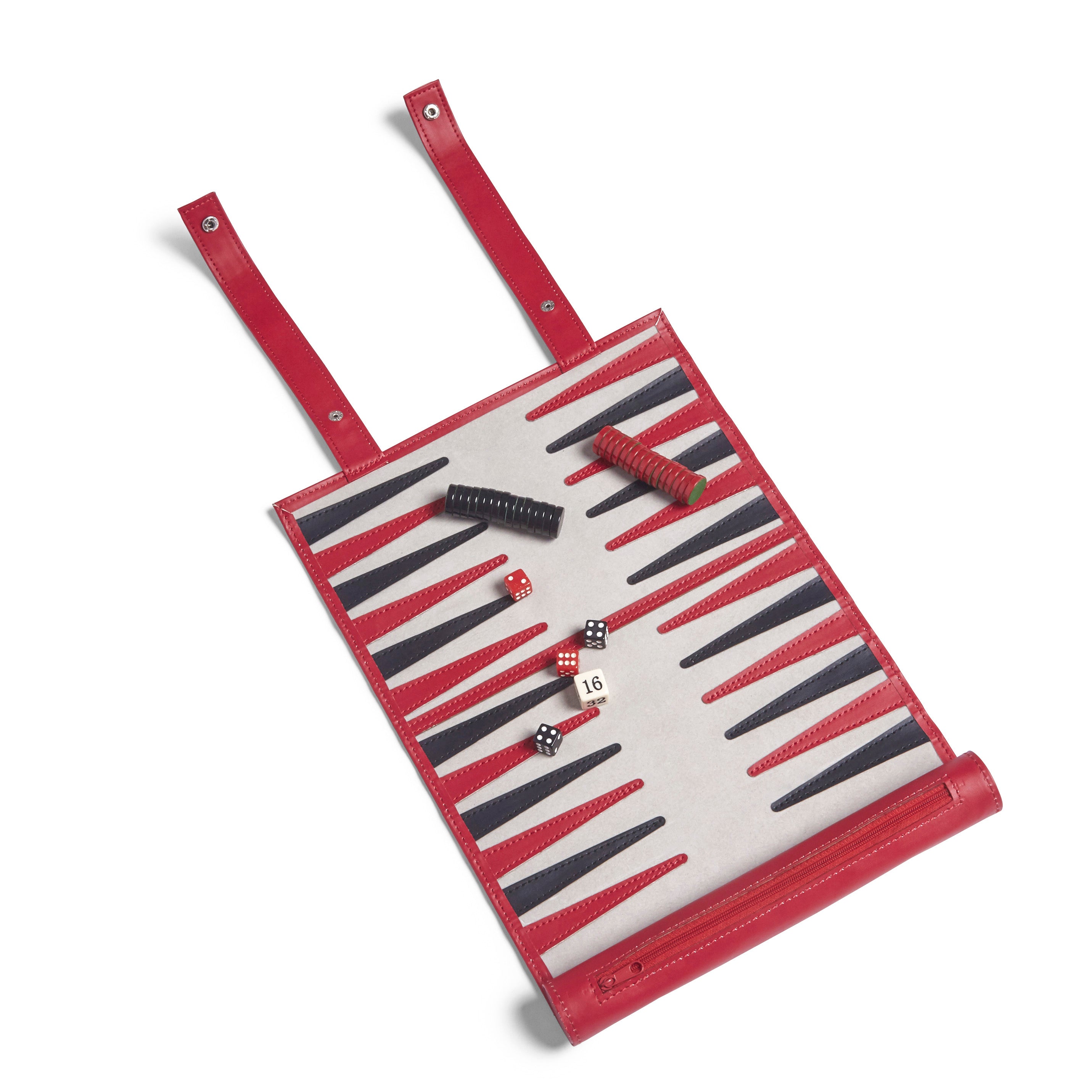 Roll Up Backgammon Set