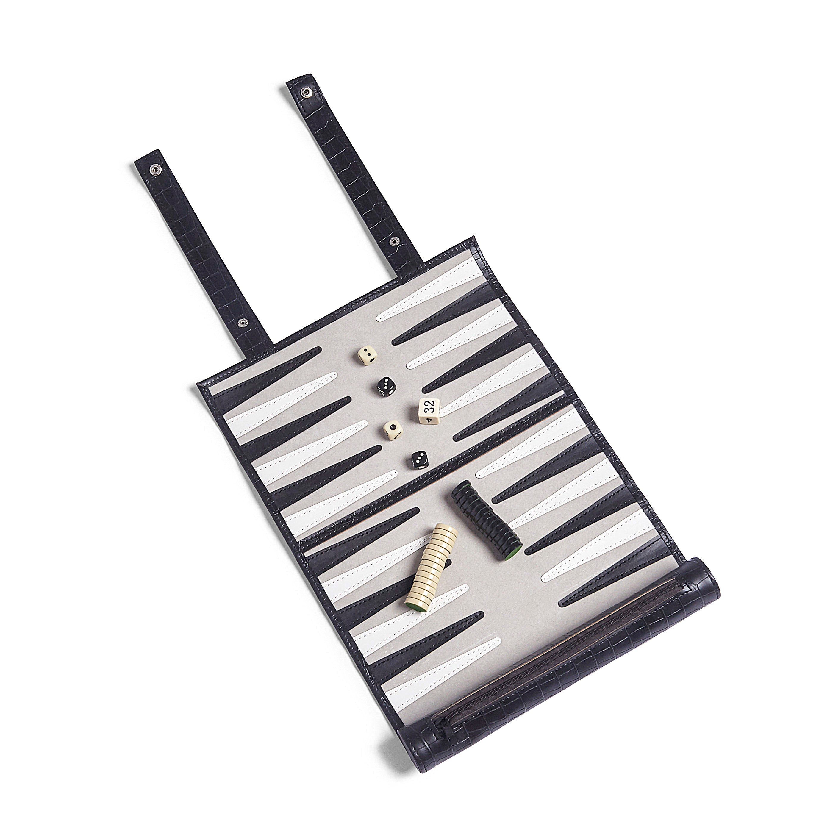 Roll Up Backgammon Set