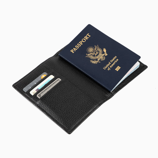 Gold matt crocodile passport holder