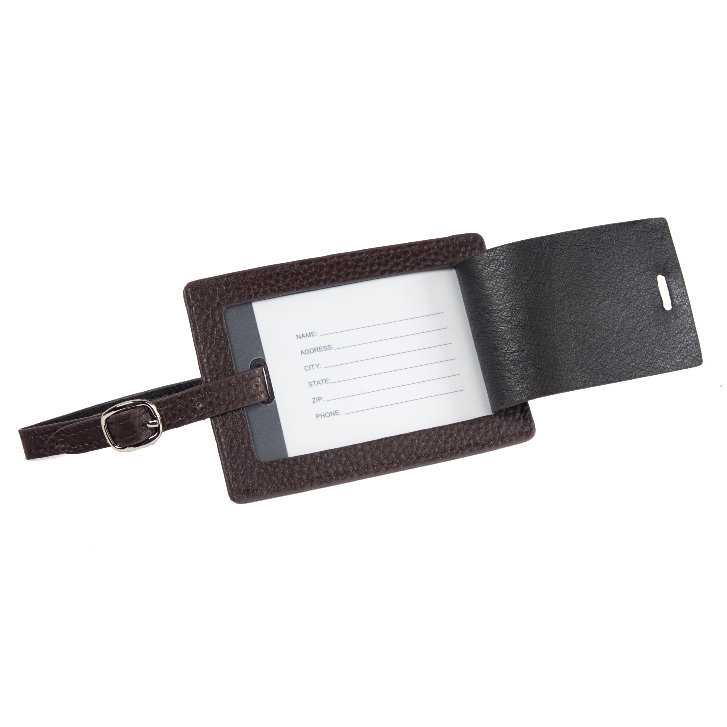 Stanford Luggage Tag - Genuine Leather
