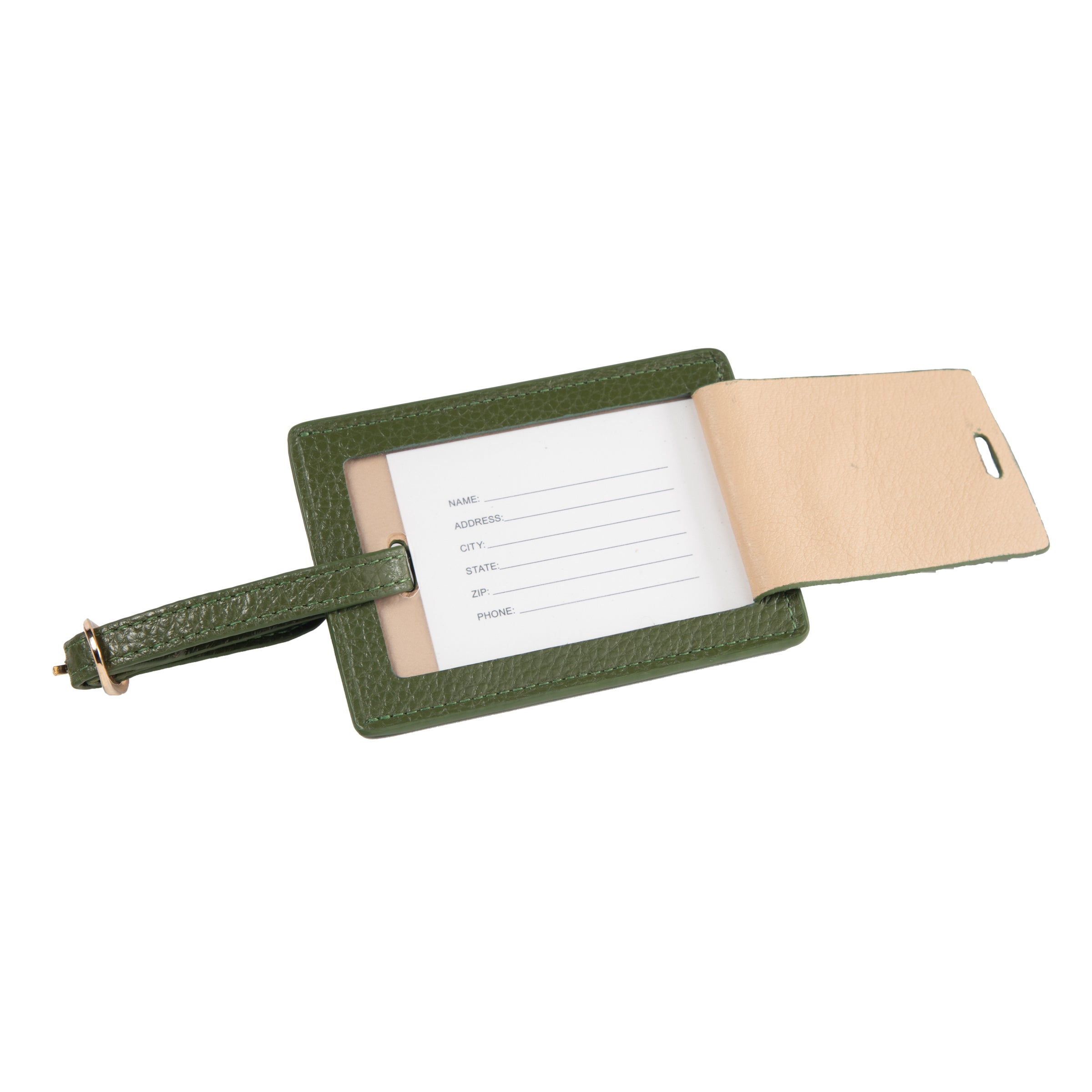 Stanford Luggage Tag - Genuine Leather