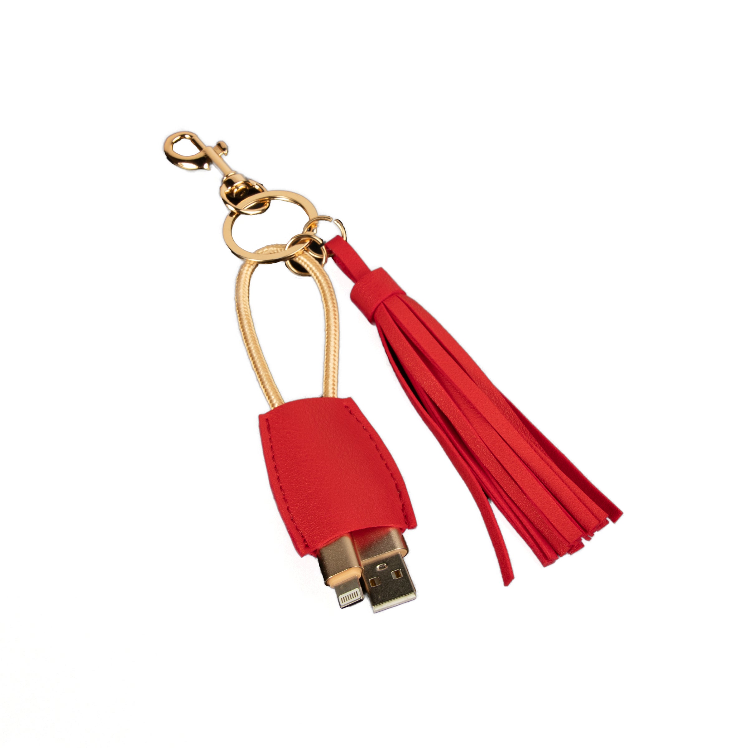 Tassel Keychain W. USB Cord