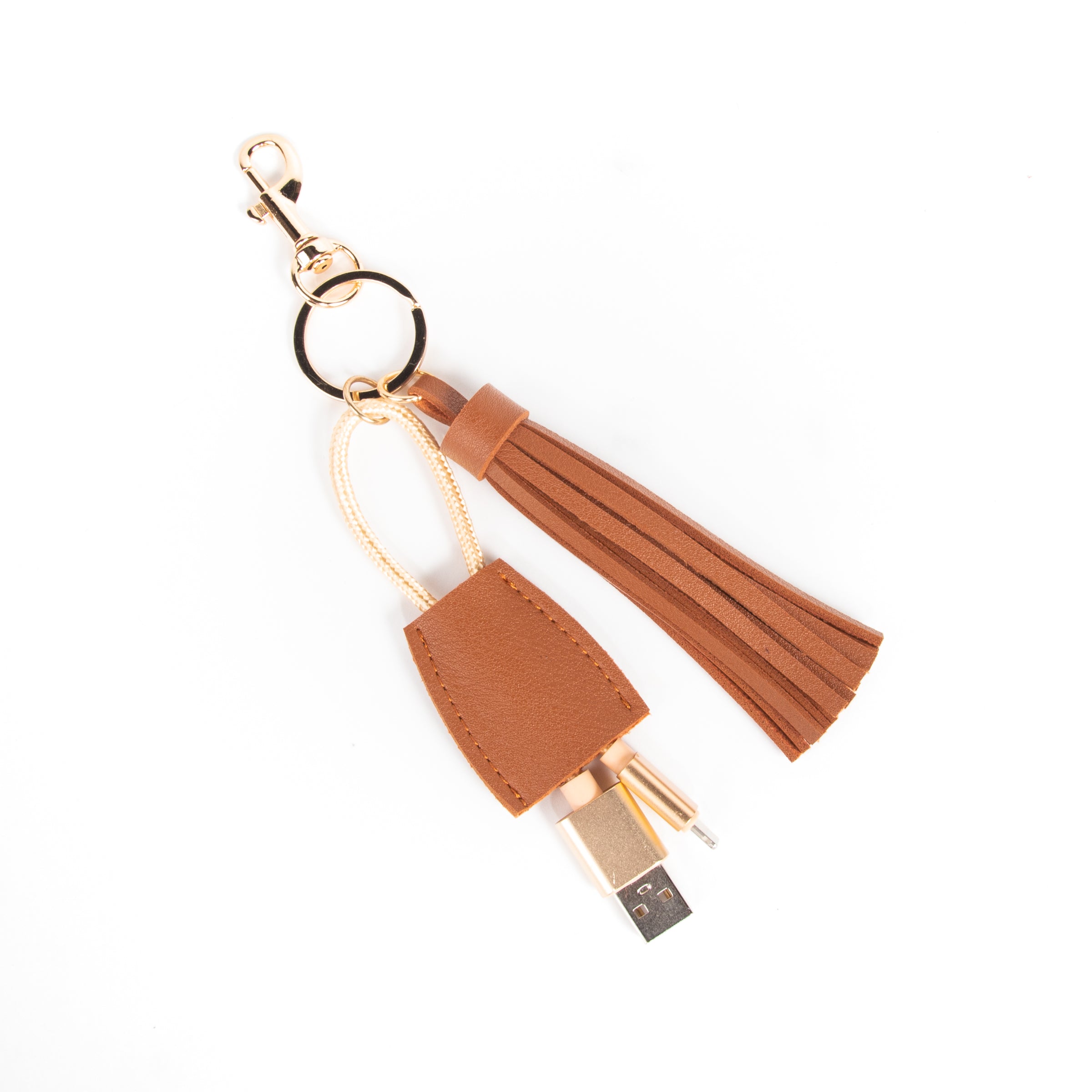 Tassel Keychain W. USB Cord