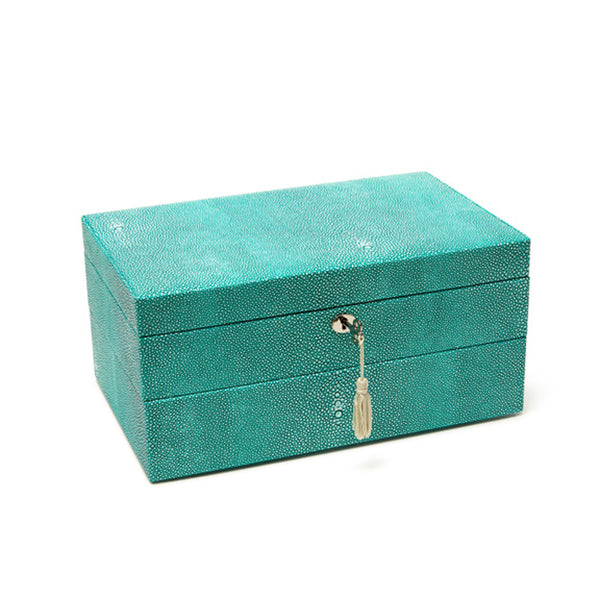 Mint Trunk Jewelry Box