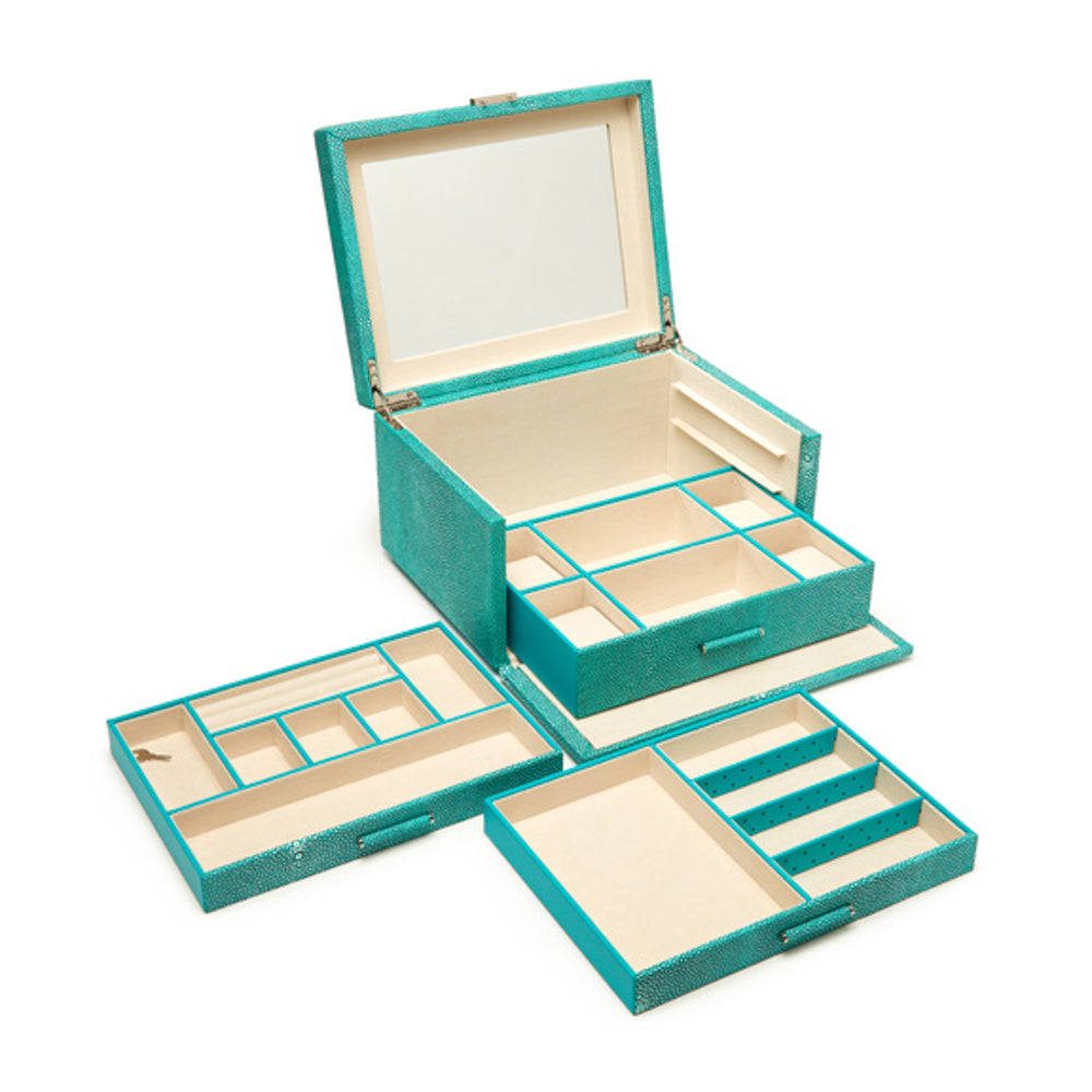 Aiden 3 Tray Jewelry Box
