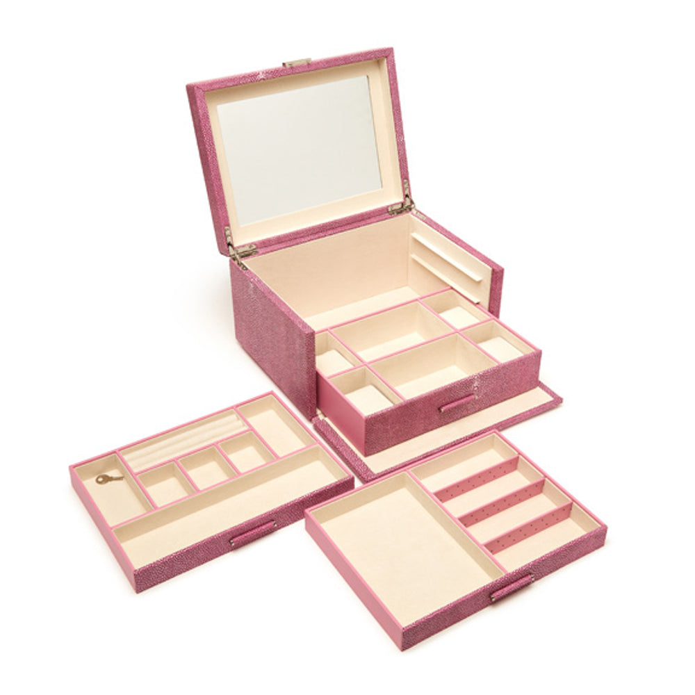 Aiden 3 Tray Jewelry Box