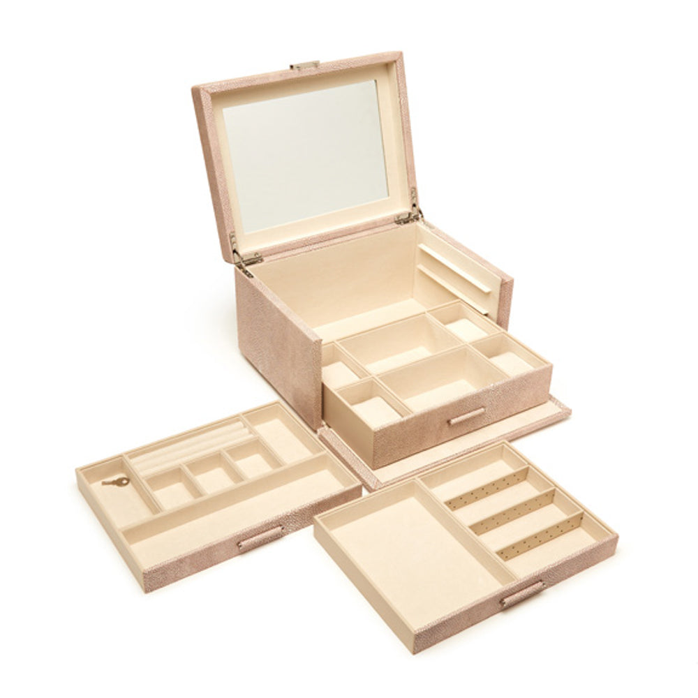 Aiden 3 Tray Jewelry Box