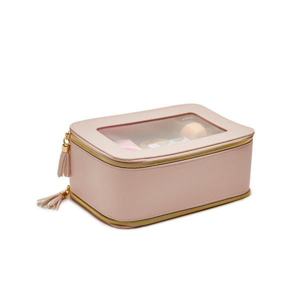 Brouk & Co Abby Jewelry & Cosmetic Case Pink