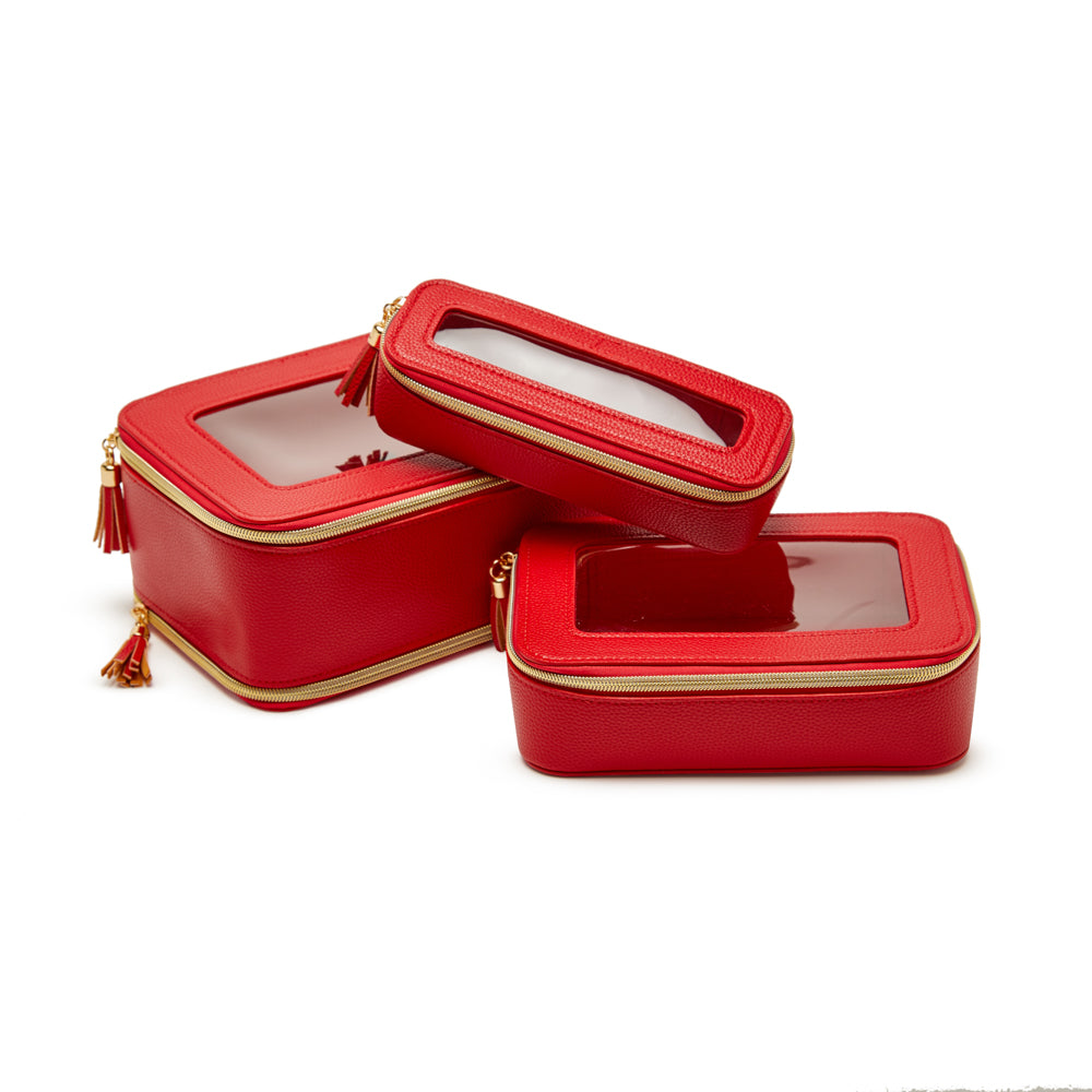 Leah 3pc Cosmetic Case