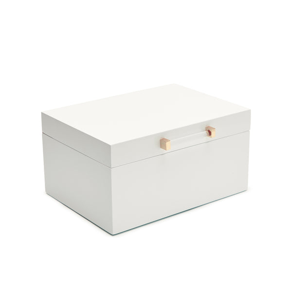 White Lacquer Jewelry Box