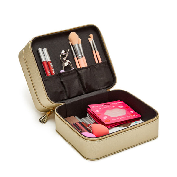 Brouk & Co Abby Jewelry & Cosmetic Case Pink