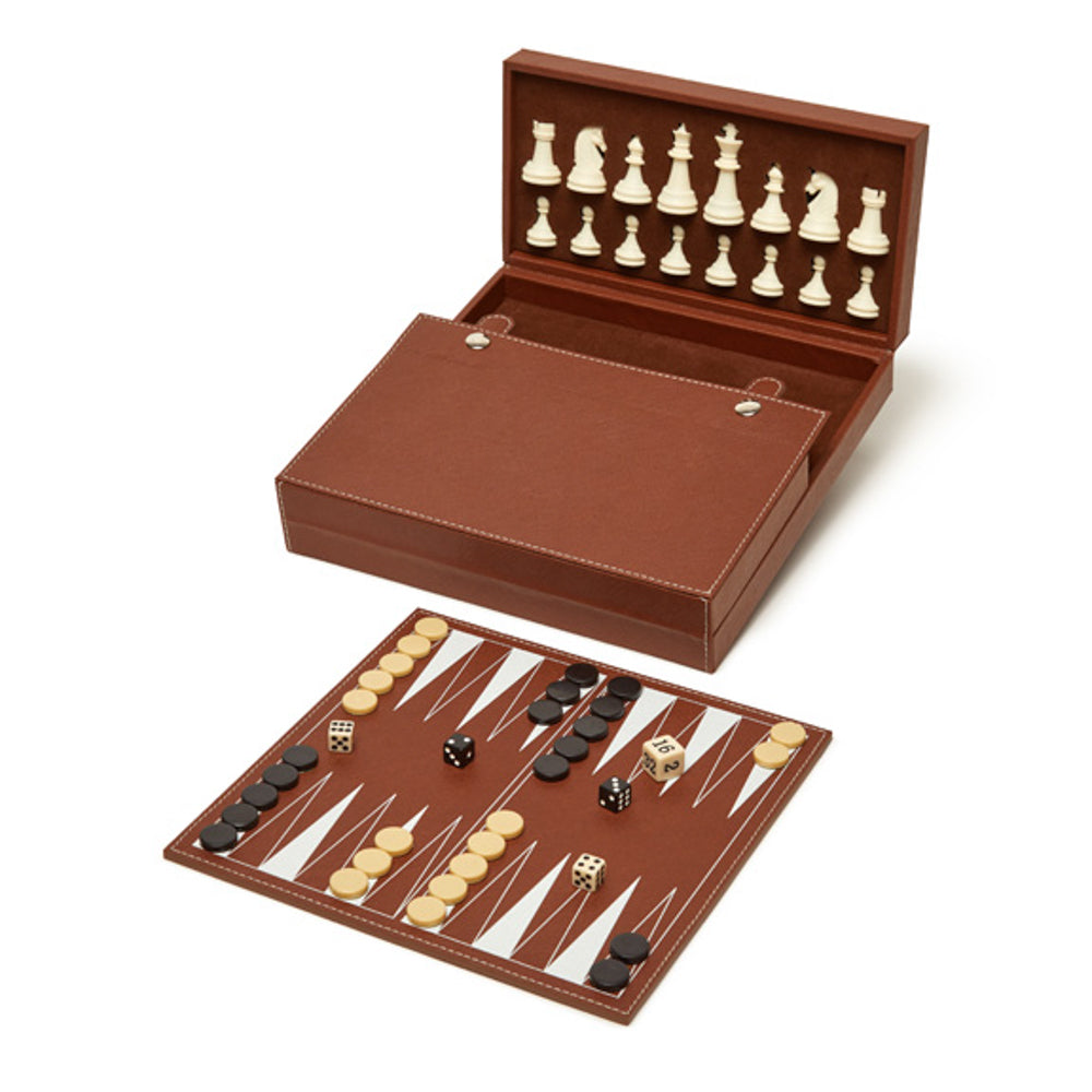Bryson Backgammon and Chess Set