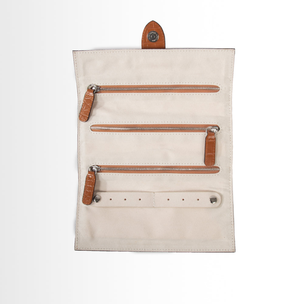 Sydney 3 Pocket Jewelry Roll