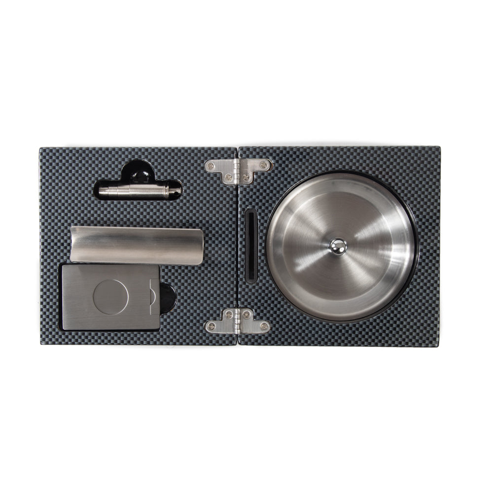 The Carter Carbon Fiber Cigar Accessories Box