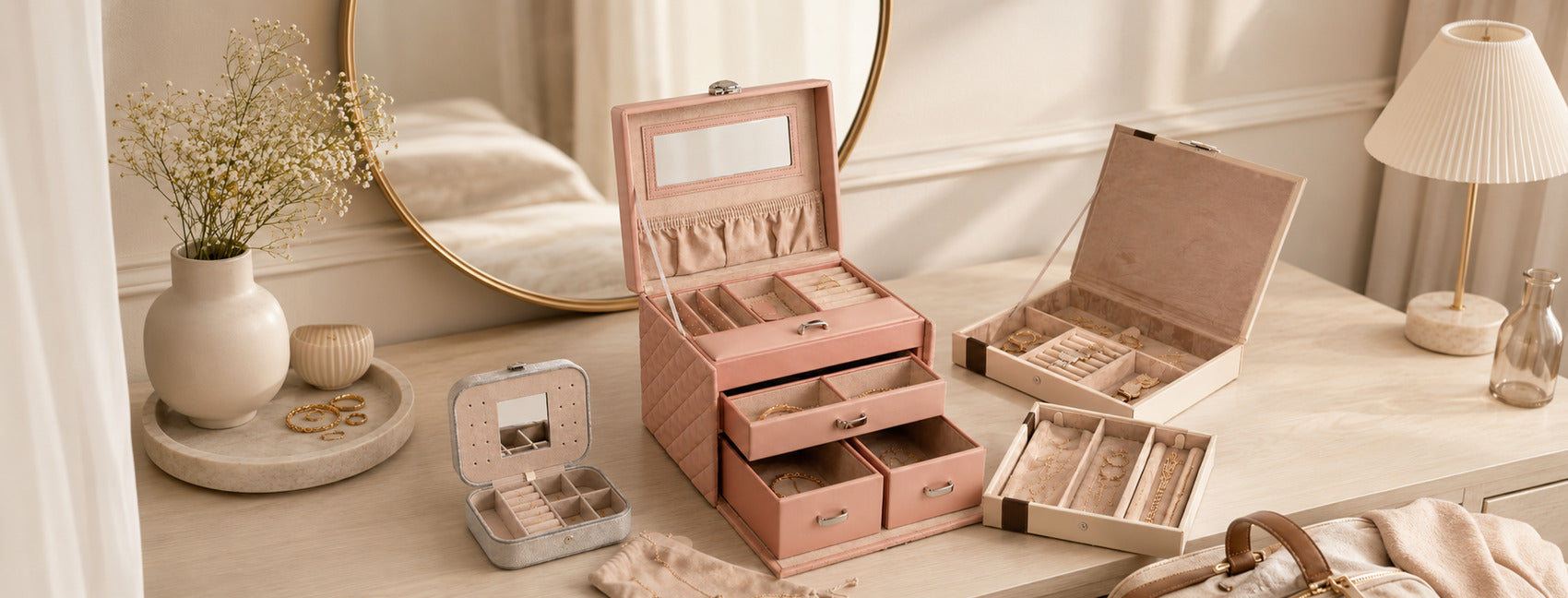The Luxury of Staying Organized: Jewelry Storage for Home and Travel