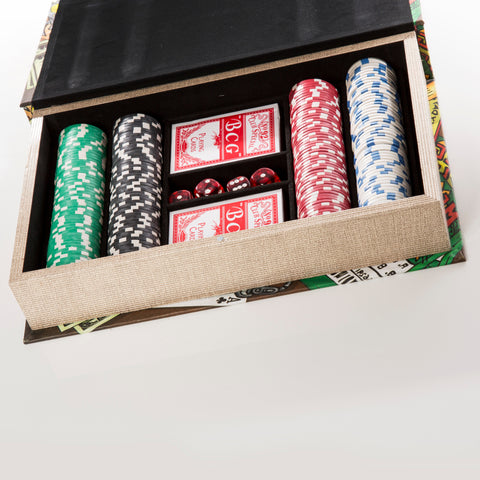 Centenary · Poker Set | Navy/Red