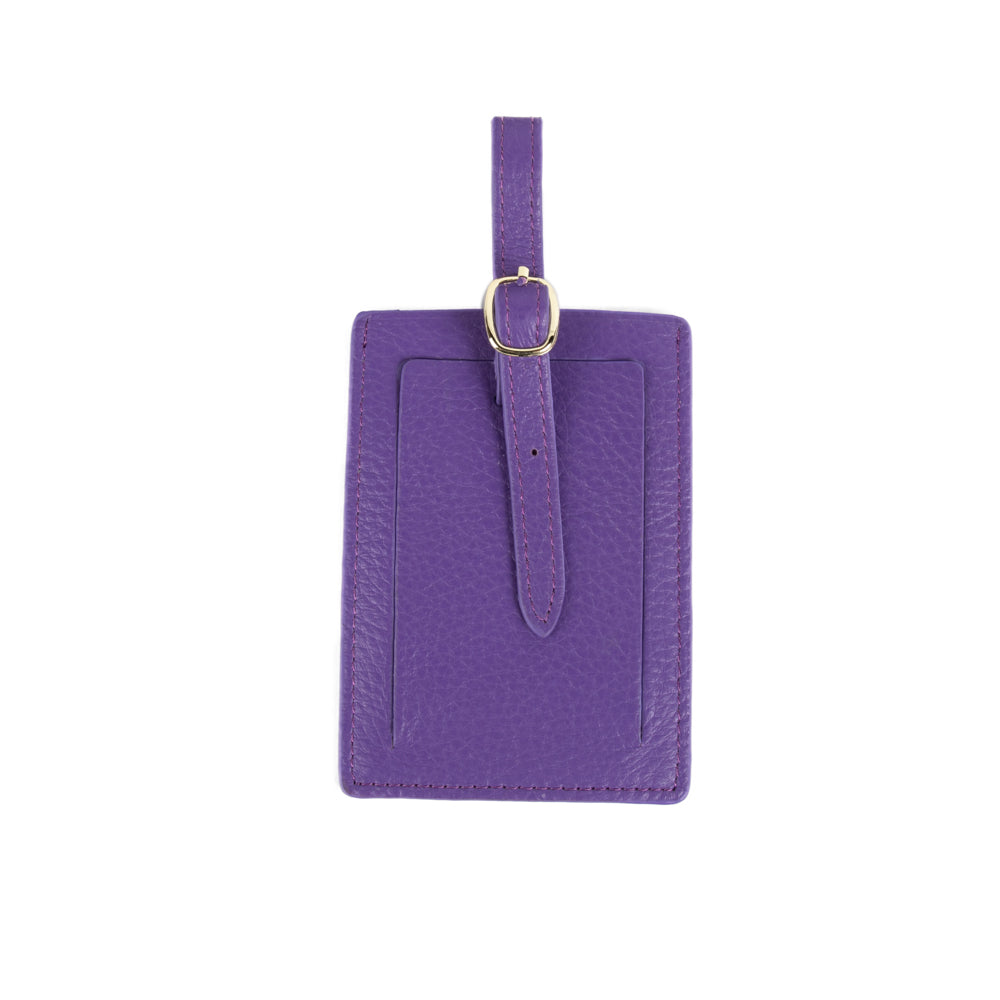 Leather luggage Tag 