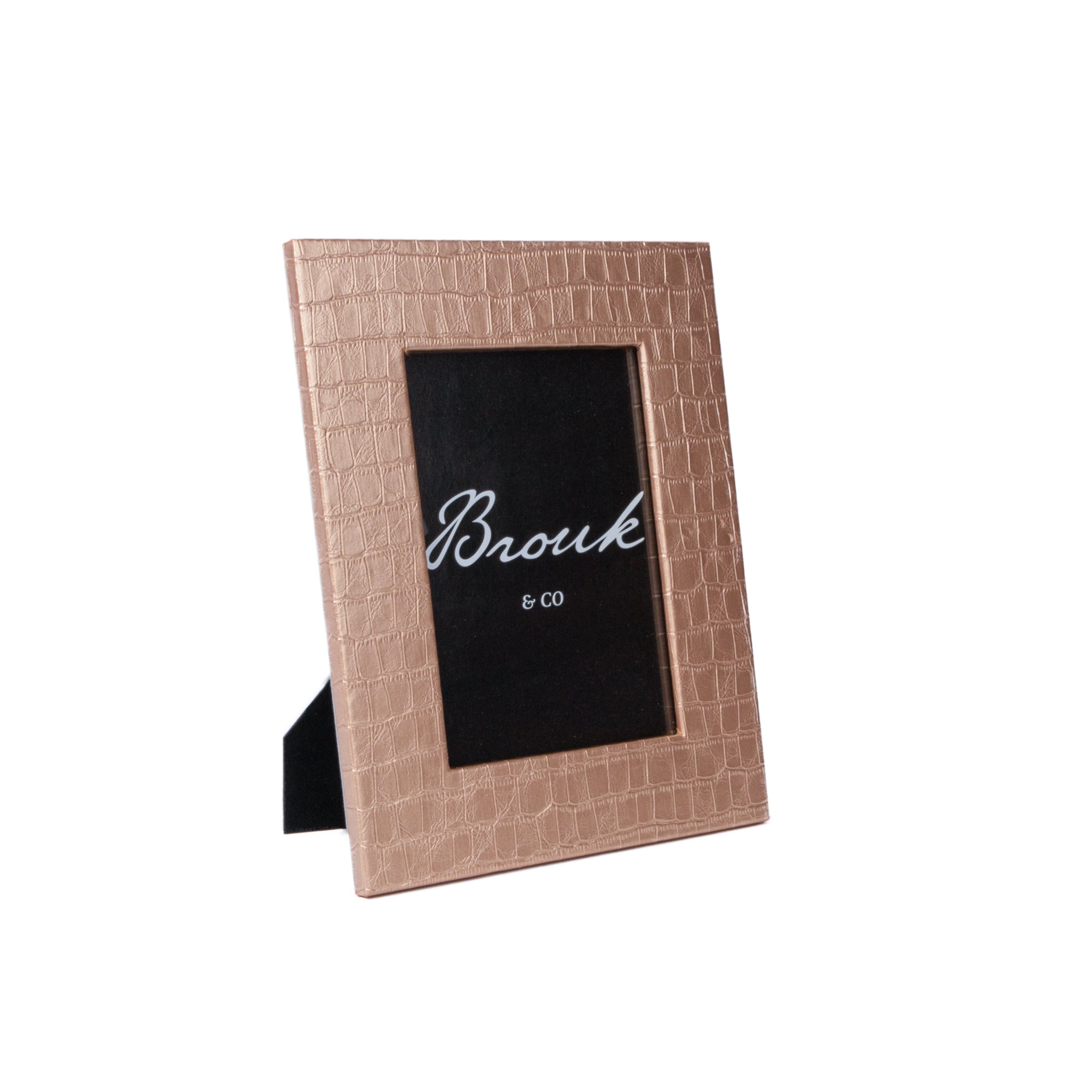 Croco Leather Frame