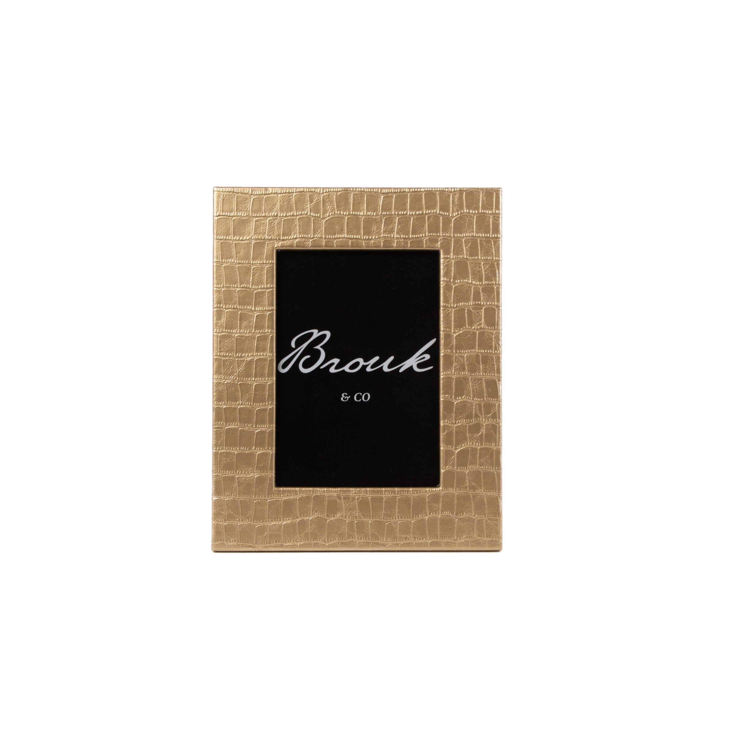 Croco Leather Frame