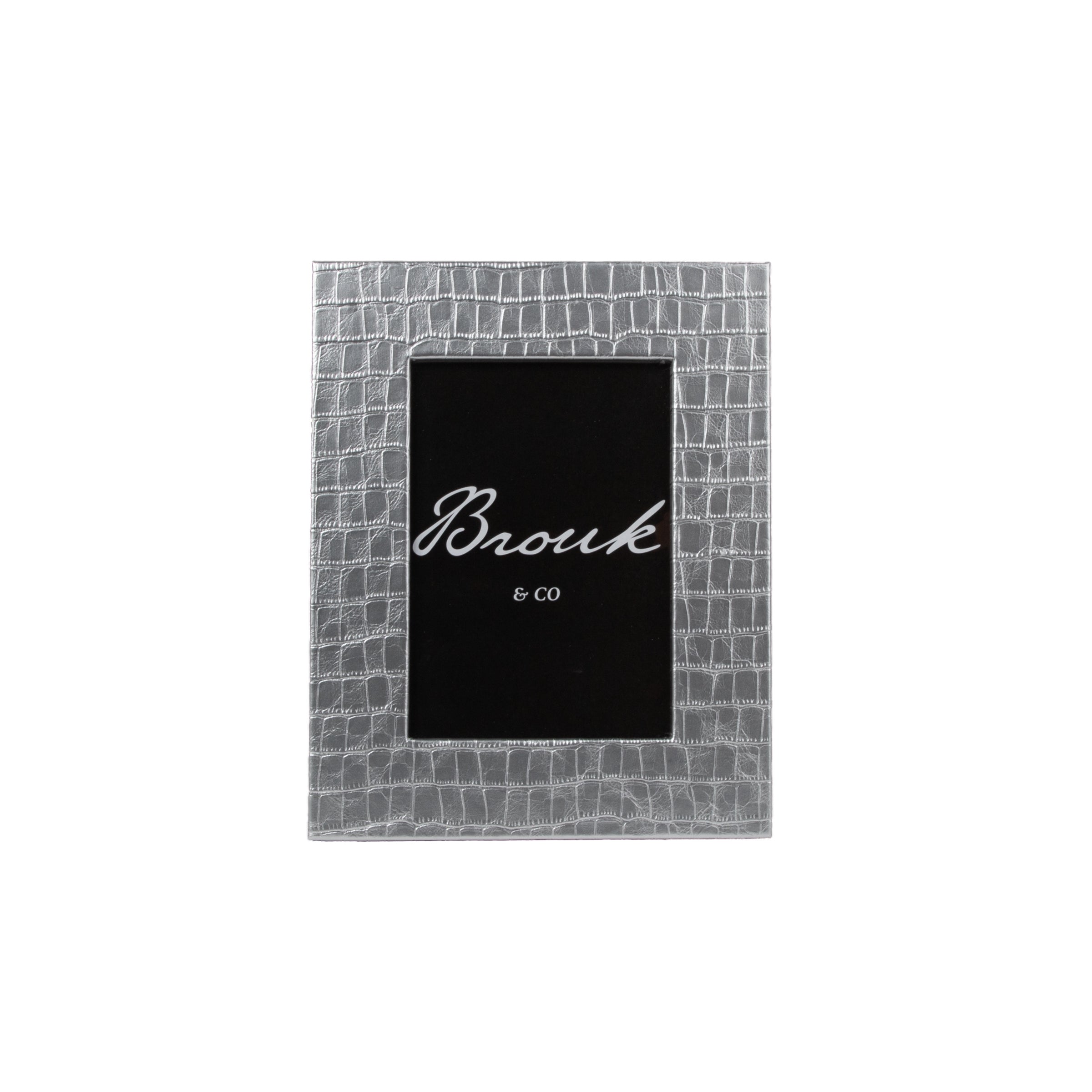 Croco Leather Frame